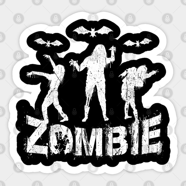 Zombie Halloween Sticker by Cooldruck